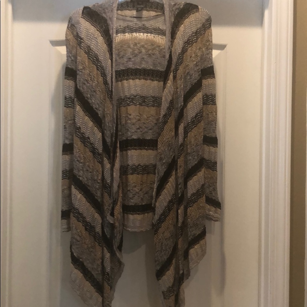 Sweater Wrap with Sparkling Touches